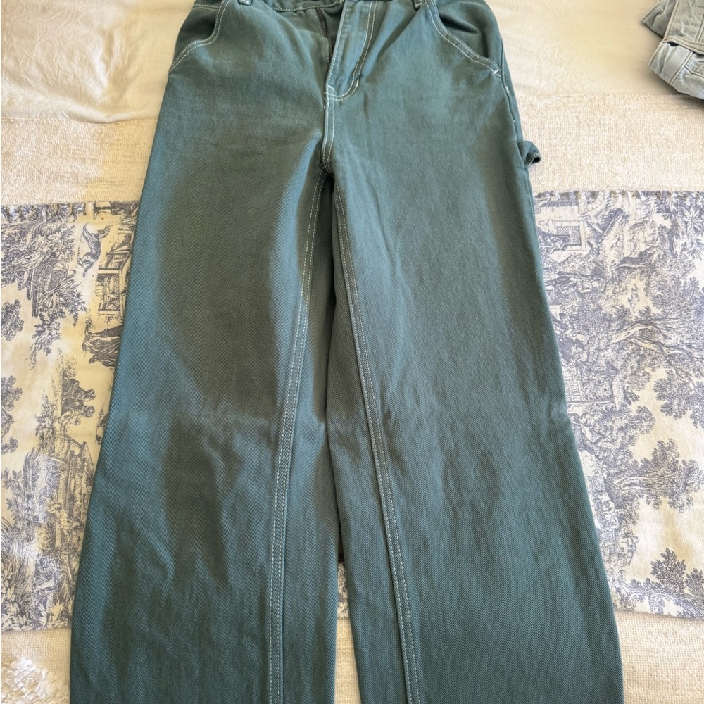 PacSun Teal Denim Pants